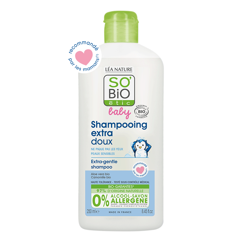 SO'BIO ETIC BABY shampooing extra doux | 250 ml SO'BIO ETIC BABY shampooing extra doux | 250 ml