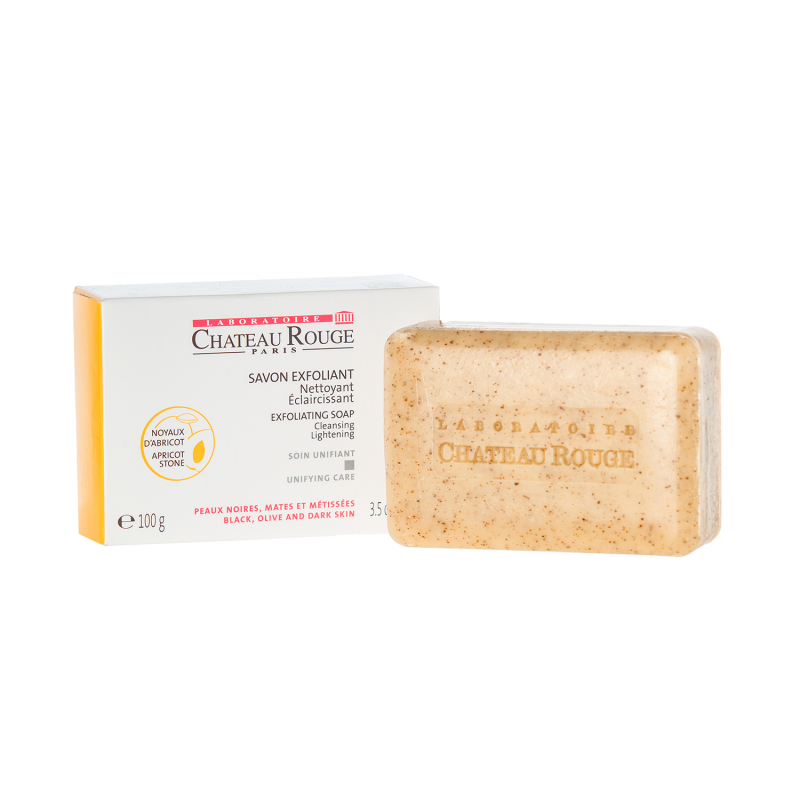 CHATEAU ROUGE- Savon exfoliant nettoyant et eclaircissant 100g