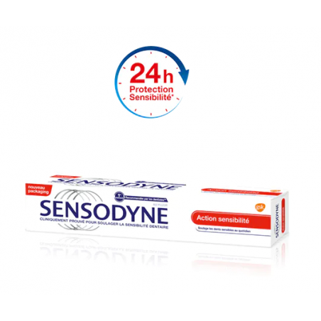 SENSODYNE Dentifrice action sensibilité 75ml