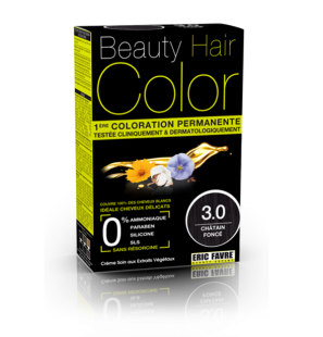 BEAUTY HAIR color 3.0 châtain foncé