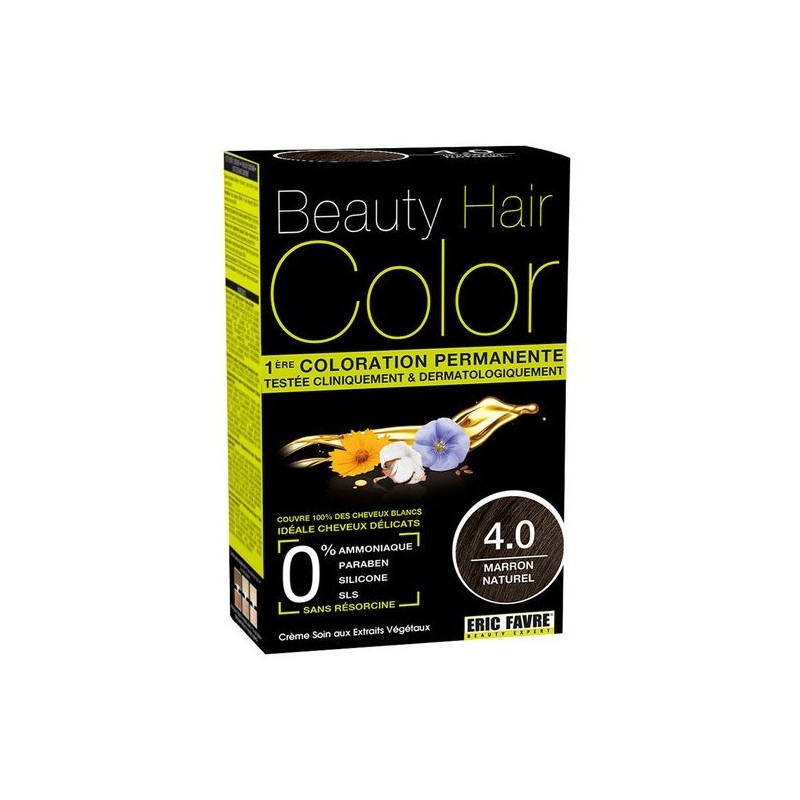 BEAUTY HAIR color 4.0 marron naturel