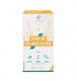 YVES PONROY Spiruline - Fer & Acide Folique boite 30 gélules