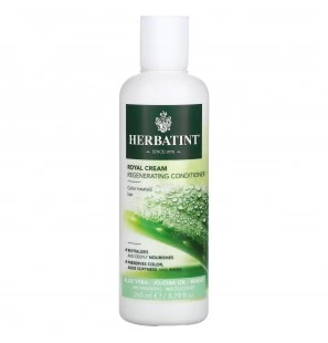 HERBATINT Après-shampoing crème royale, Aloe vera, 260ml Pour Cheveux colorés