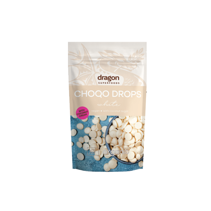 DRAGON SUPERFOODS - Pépites de chocolat Blanc bio 200g