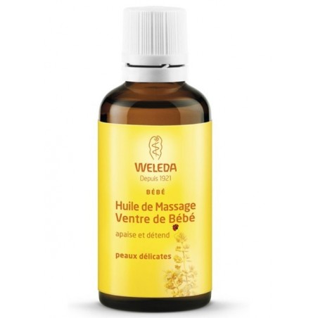 WELEDA bébé huile de massage Ventre 50 ml