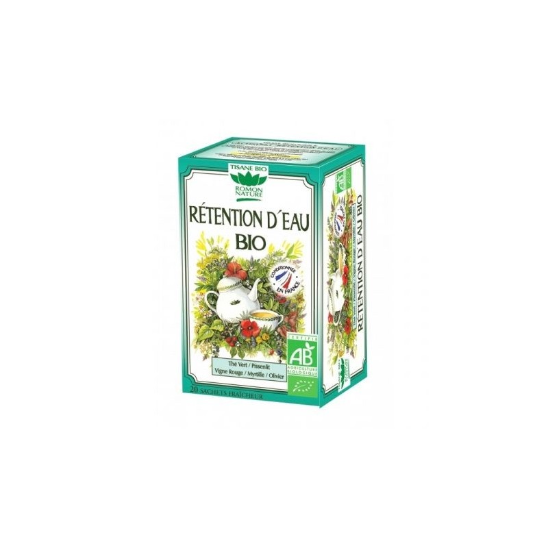 ROMON NATURE Rétention D'eau BIO boite 20 sachets