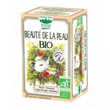 ROMON NATURE Beauté De La Peau BIO boite 20 sachets