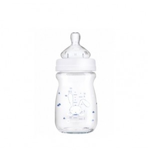 BÉBÉ CONFORT biberon verre émotion 130ml sweet bunny