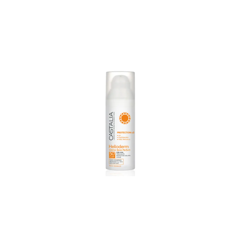 CASTALIA HELIODERM crème sans parfum spf 50+ (40ml)