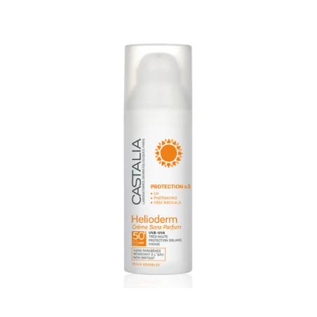 CASTALIA HELIODERM crème sans parfum spf 50+ (40ml)