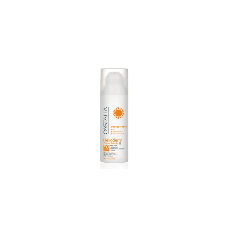 CASTALIA HELIODERM crème teintée spf 50+ | 40 ml