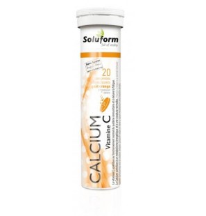 SOLUFORM Calcium Vitamine C boite 20 comprimés effervescents