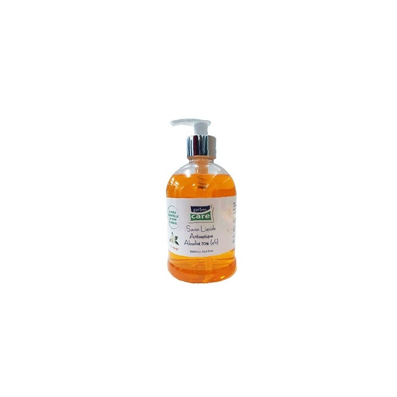 PRIMCARE savon liquide antiseptique fleur d'oranger 500ml