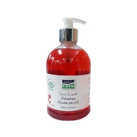PRIMCARE savon liquide antiseptique coquelicot 500ml