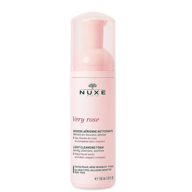 NUXE VERY ROSE mousse aérienne nettoyante 150 ml