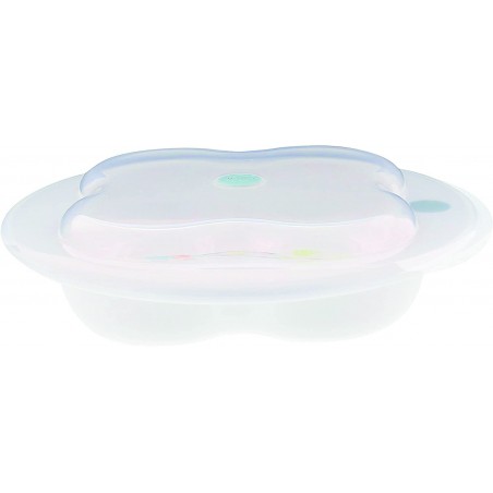 BEBE CONFORT Assiette Apprentissage + couvercle UNDER THE RAINBOW 9MOIS+