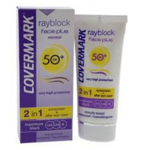 COVERMARK Rayblock Face Plus normal SPF50+ 2 en 1 invisible