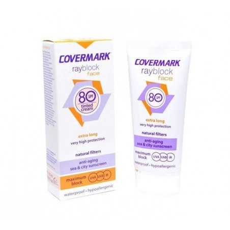 COVERMARK Rayblock Face Plus SPF80+ 2 en 1 soft brown