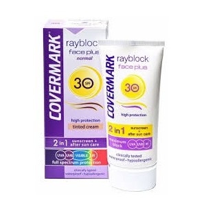 COVERMARK Rayblock Face Plus SPF30+ 2 en 1 light beige