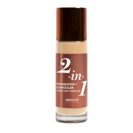 ABSOLUTE NEW YORK 2 in 1 foundation-concealer cool beige