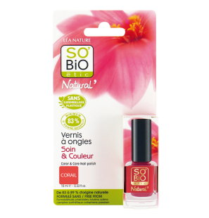 SO'BIO ETIC Vernis à Ongles N04 VIBRANT CORAIL 10 ml