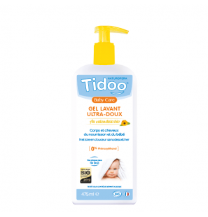 TIDOO BABY CARE gel lavant ultradoux au Calendula | 475 ml