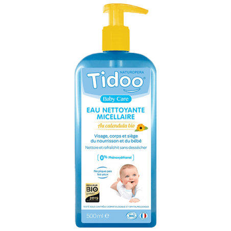 TIDOO BABY CARE eau micellaire au Calendula BIO | 1L