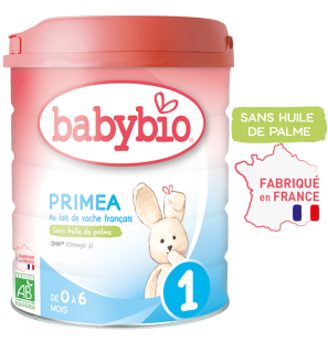 BABYBIO PRIMEA lait infantile bio 1er âge | 800 G