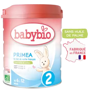 BABYBIO PRIMEA lait infantile bio 2ème âge | 800 G