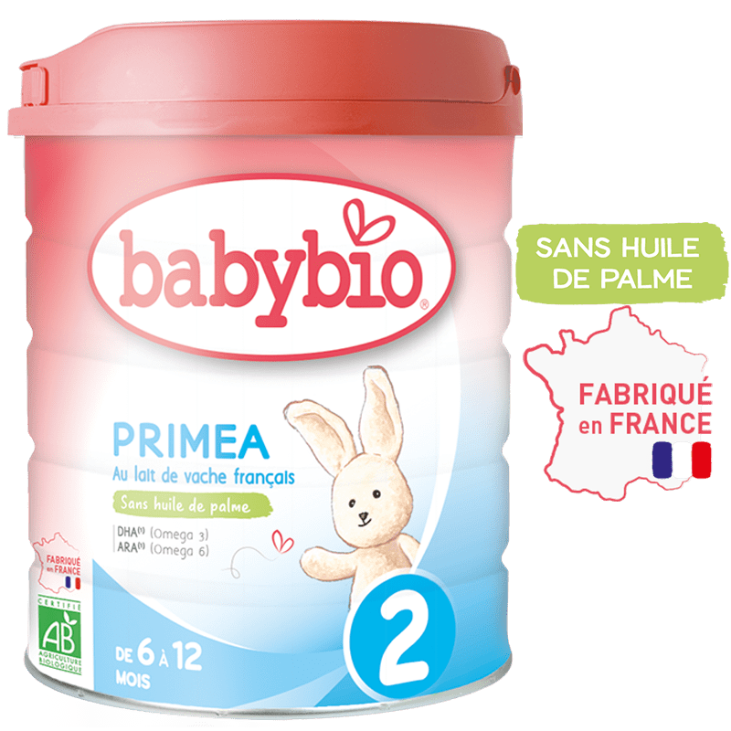 BABYBIO PRIMEA lait infantile bio 2ème âge | 800 G