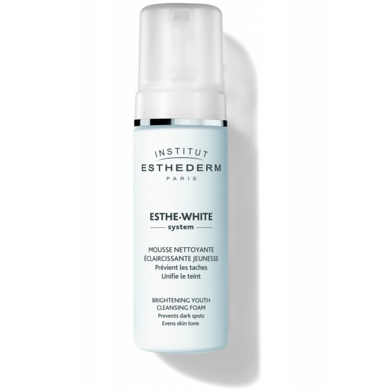 ESTHEDERM esthe white mousse nettoyante éclaircissante jeunesse 150 ml