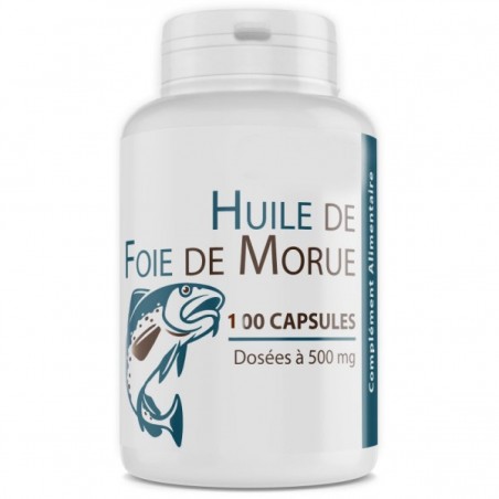 GPH DIFFUSION Huile De Foie De Morue 500 mg | 100 capsules