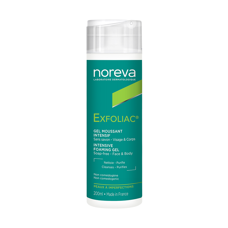 NOREVA EXFOLIAC gel moussant intensif 200 ml