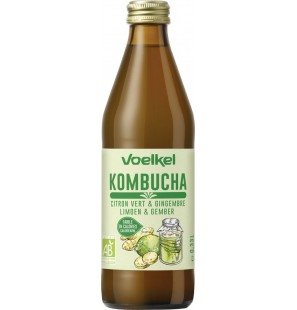 Voelkel Kombucha Citron Vert & Gingembre BIO 330 ml