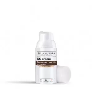 BELLA AURORA CC crème anti-taches spf 50+ Teinté CLAIR 30 ml