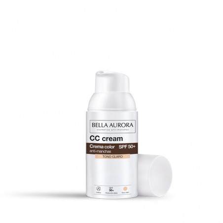 BELLA AURORA CC crème anti-taches spf 50+ Teinté CLAIR 30 ml