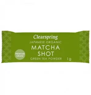 CLEARSPRING JAPANESE ORGANIC MATCHA poudre de thé vert 1G
