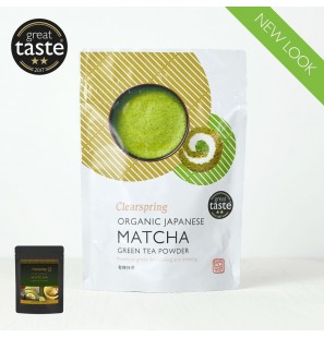 CLEARSPRING JAPANESE ORGANIC MATCHA poudre de thé vert 40G