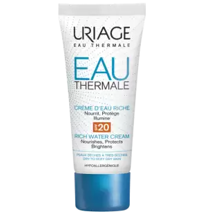 URIAGE EAU THERMALE Crème D'eau Riche SPF20 | 40 ml