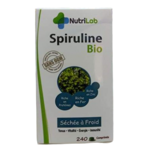 NUTRILAB spiruline BIO | 240 comprimés