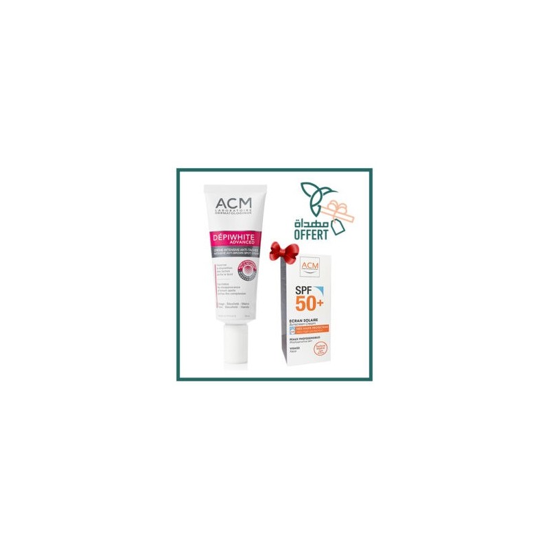 ACM DEPIWHITE Advanced crème 40ml+ DEPIWHITE S soin photo protecteur éclaircissant spf 50 | 50ml