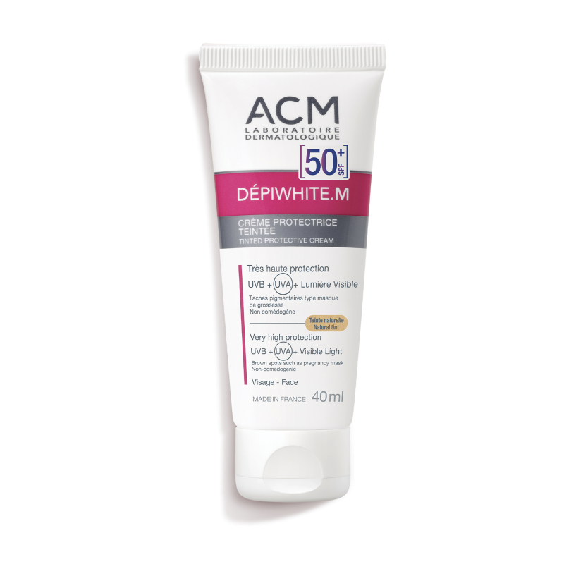 ACM DEPIWHITE M crème protectrice teintée spf 50+ | 40 ml ACM DEPIWHITE M crème protectrice teintée spf 50+ | 40 ml
