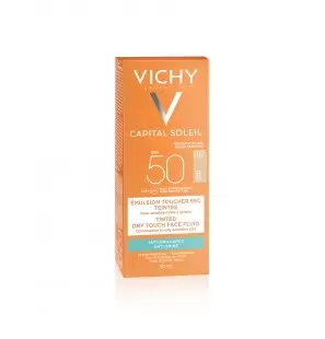 Vichy Capital Soleil BB Émulsion Toucher Sec Teintée SPF50 Peau Sensible Mixte à Grasse | 50ml