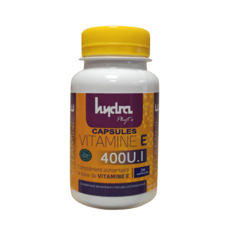 Hydra Phyt's vitamine E 400 U.I boite 36 capsules