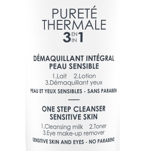 Vichy Pureté Thermale Démaquillant Intégral 3en1 Peau Sensible | 300ml