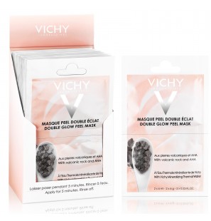 Vichy Masque Minéral Bidose Peel Double Eclat Tous Types de Peaux | 2 x 6ml