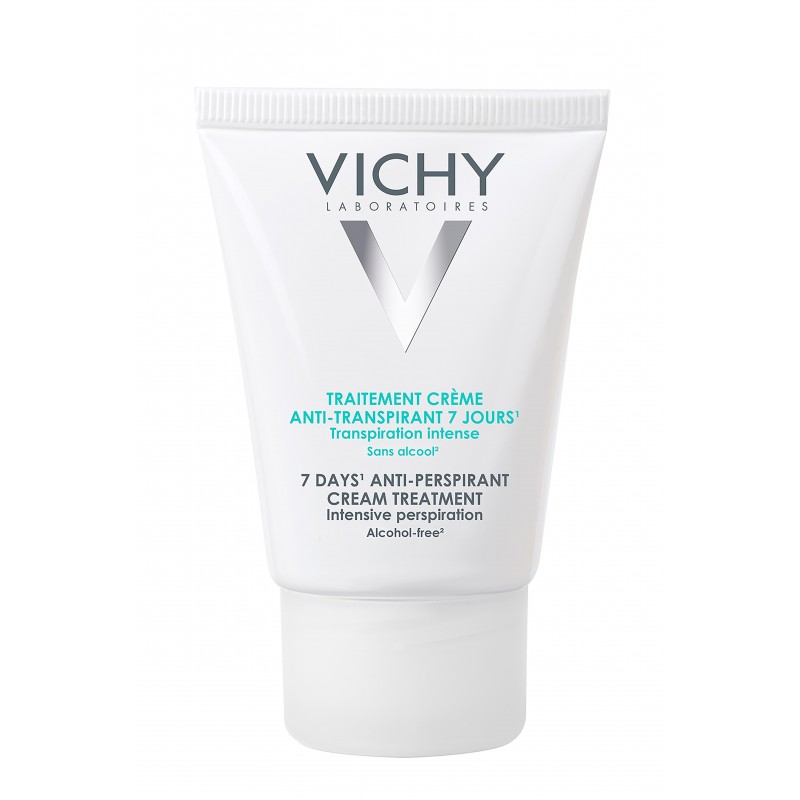 Vichy Dermo-Tolérance Traitement Crème Anti-Transpirant 7 Jours Tous Types de Peaux | 30ml