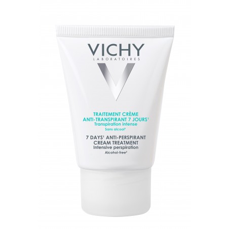 Vichy Dermo-Tolérance Traitement Crème Anti-Transpirant 7 Jours Tous Types de Peaux | 30ml