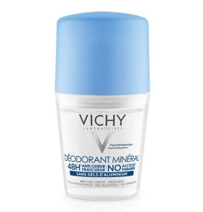 Vichy Dermo-Tolérance Déodorant Minéral 48H Bille Sans Sels d'Aluminium Peau Sensible et Réactive | 50ml