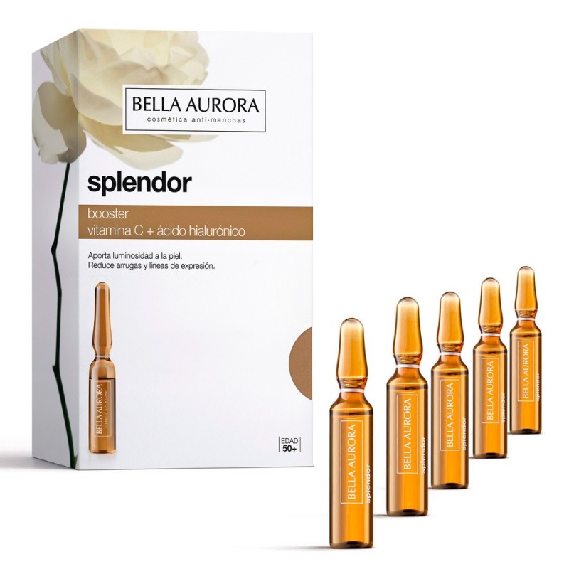 BELLA AURORA Splendor Booster Vit C + Acide Hyaluronique | 5 ampoules